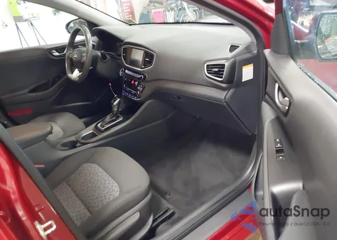 2019 Hyundai Ioniq Hybrid Blue from USA, damaged, VIN KMHC65LC7KU180230